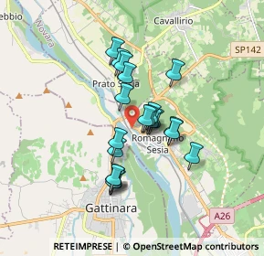 Mappa Via Privata Tevere, 28078 Romagnano Sesia NO, Italia (1.2715)