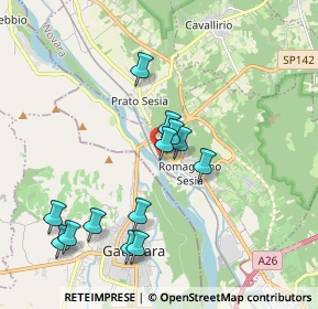 Mappa Via Privata Tevere, 28078 Romagnano Sesia NO, Italia (1.88)