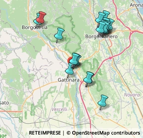 Mappa Via Privata Tevere, 28078 Romagnano Sesia NO, Italia (7.671)