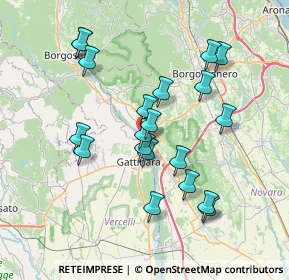 Mappa Via Privata Tevere, 28078 Romagnano Sesia NO, Italia (6.904)