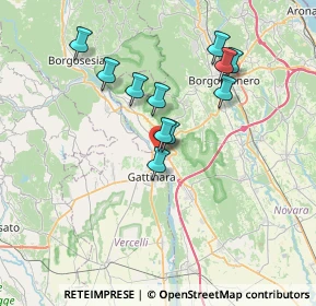 Mappa Via Privata Tevere, 28078 Romagnano Sesia NO, Italia (6.19182)