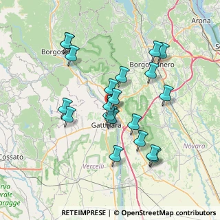 Mappa Via Pr Tevere, 28078 Romagnano Sesia NO, Italia (6.904)