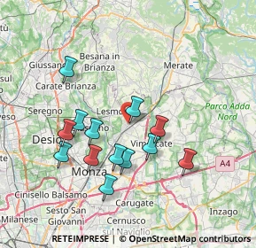 Mappa Via Lorenzo Perosi, 20862 Arcore MB, Italia (6.78846)