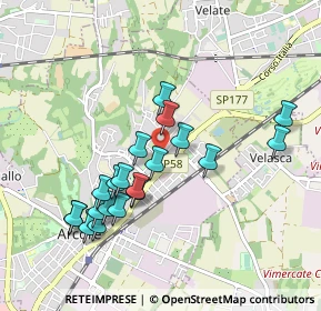 Mappa Via Lorenzo Perosi, 20862 Arcore MB, Italia (0.8975)