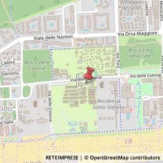 Mappa Via delle Colonie, 2, 30028 San Michele al Tagliamento, Venezia (Veneto)