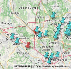 Mappa Via Fabio Filzi, 21047 Saronno VA, Italia (10.0915)
