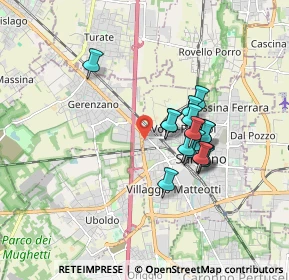 Mappa Via Fabio Filzi, 21047 Saronno VA, Italia (1.3675)
