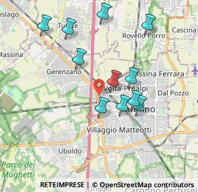 Mappa Via Fabio Filzi, 21047 Saronno VA, Italia (1.77909)