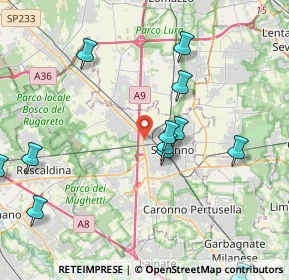 Mappa Via Fabio Filzi, 21047 Saronno VA, Italia (5.25214)