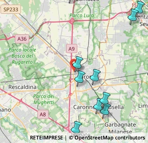 Mappa Via Fabio Filzi, 21047 Saronno VA, Italia (5.29636)