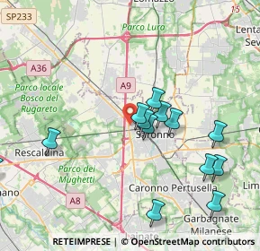 Mappa Via Fabio Filzi, 21047 Saronno VA, Italia (4.68533)