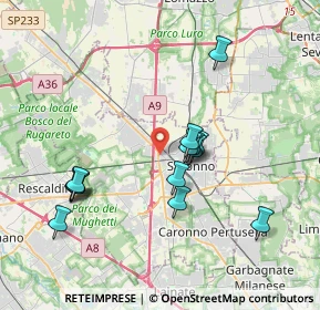Mappa Via Fabio Filzi, 21047 Saronno VA, Italia (3.51571)