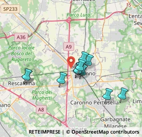 Mappa Via Fabio Filzi, 21047 Saronno VA, Italia (2.98)