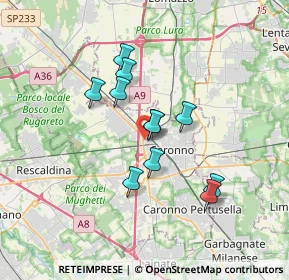 Mappa Via Fabio Filzi, 21047 Saronno VA, Italia (2.72455)