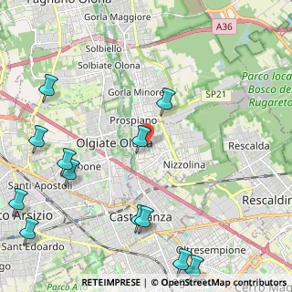 Mappa Via Torino, 21050 Marnate VA, Italia (2.96917)