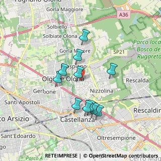 Mappa Via Torino, 21050 Marnate VA, Italia (1.53909)