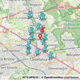 Mappa Via Torino, 21050 Marnate VA, Italia (1.51286)