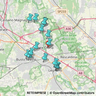 Mappa Via Torino, 21050 Marnate VA, Italia (3.508)