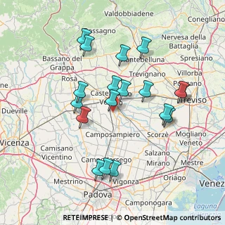 Mappa Via Muson, 31023 Resana TV, Italia (14.51278)