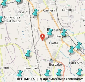 Mappa Via Muson, 31023 Resana TV, Italia (3.42438)