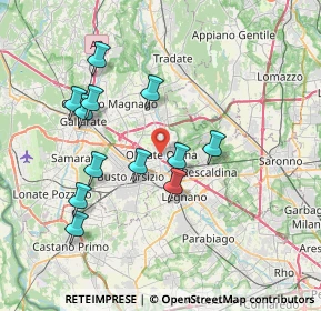 Mappa Via Cavour, 21057 Olgiate Olona VA, Italia (7.13167)
