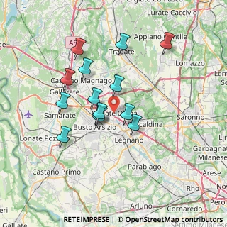 Mappa Via Giuseppe Mazzini, 21058 Olgiate Olona VA, Italia (6.1)