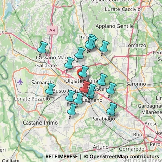 Mappa Via Cavour, 21057 Olgiate Olona VA, Italia (6.08947)