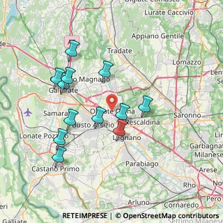 Mappa Via Giuseppe Mazzini, 21058 Olgiate Olona VA, Italia (7.13167)
