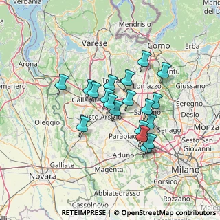 Mappa Via Giuseppe Mazzini, 21058 Olgiate Olona VA, Italia (10.64053)