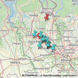 Mappa Via Cavour, 21057 Olgiate Olona VA, Italia (8.415)