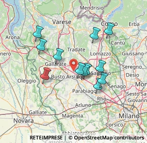 Mappa Via Cavour, 21057 Olgiate Olona VA, Italia (11.86167)