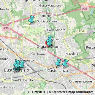 Mappa Via Giuseppe Mazzini, 21058 Olgiate Olona VA, Italia (2.66083)