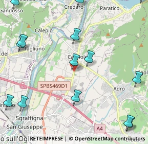 Mappa Via Palazzolo, 25031 Capriolo BS, Italia (3.39053)