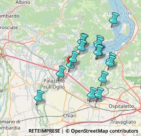 Mappa Via Palazzolo, 25031 Capriolo BS, Italia (6.45176)