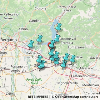 Mappa Via Alessandro Volta, 25050 Provaglio d'Iseo BS, Italia (10.57438)