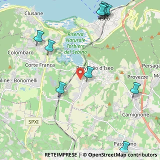 Mappa Via Alessandro Volta, 25050 Provaglio d'Iseo BS, Italia (2.89727)
