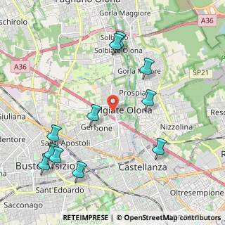 Mappa Via Alfredo Oriani, 21057 Olgiate Olona VA, Italia (2.40091)