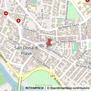 Mappa Piazza Attilio Rizzo, 4, 30027 San Donà di Piave, Venezia (Veneto)