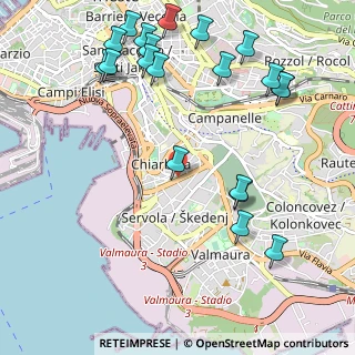 Mappa Via Antonio Baiamonti, 34146 Trieste TS, Italia (1.306)