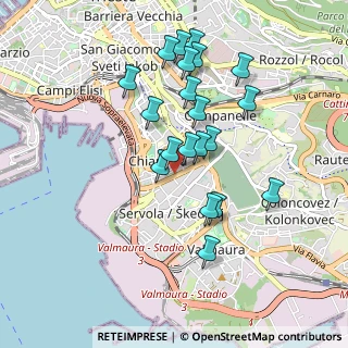 Mappa Via Antonio Baiamonti, 34146 Trieste TS, Italia (0.851)