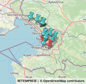 Mappa Via Antonio Baiamonti, 34146 Trieste TS, Italia (7.82071)