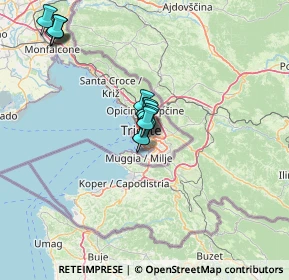 Mappa Via Antonio Baiamonti, 34146 Trieste TS, Italia (11.67143)