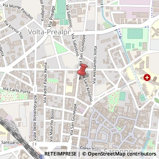 Mappa Via San Giuseppe, 107, 21047 Saronno, Varese (Lombardia)