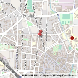 Mappa Via San Giuseppe, 117, 21047 Saronno, Varese (Lombardia)