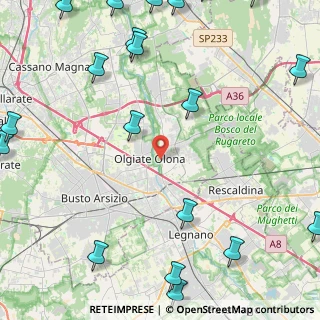 Mappa Via Verona, 21050 Marnate VA, Italia (6.951)