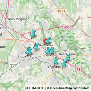Mappa Via Verona, 21050 Marnate VA, Italia (3.22545)