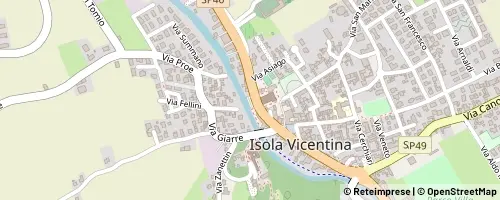 Mappa Isola Vicentina