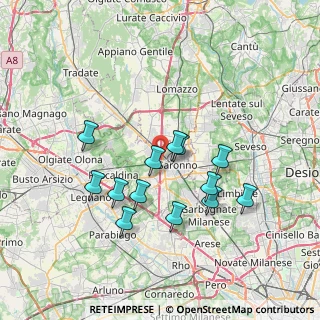 Mappa A9 Lainate - Chiasso, 21040 Gerenzano VA, Italia (6.48077)