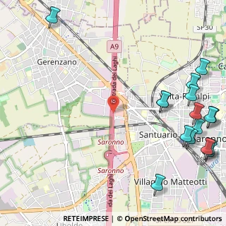 Mappa A9 Lainate - Chiasso, 21040 Gerenzano VA, Italia (1.61688)