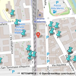 Mappa Via Alessandro Volta, 20811 Cesano Maderno MB, Italia (0.11038)